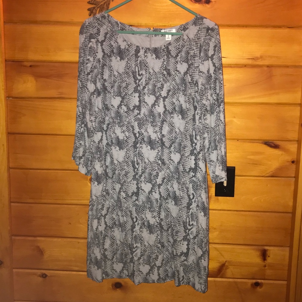 Old Navy Snake Print Dress